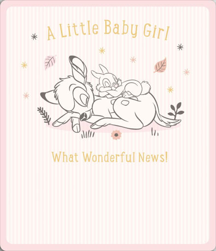 Picture of A LITTLE BABY GIRL BAMBI CARD